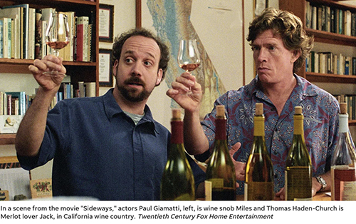 Sideways Movie Scene About Merlot