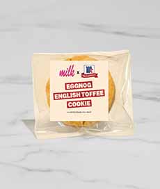 Single Eggnog Toffee Cookie