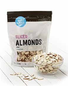 Sliced Almonds Bag & Bowl