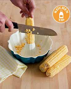 Removing Corn Kernels From The Cob