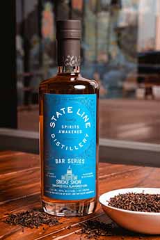 A Bottle Of State Line Distillery Smoked Gin