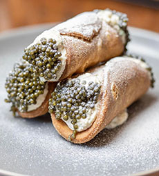 Smoked Whitefish & Caviar Cannoli