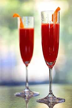 Smoking Blood Orange Mimosa