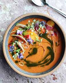 A Bowl Of Tomato Gazpacho