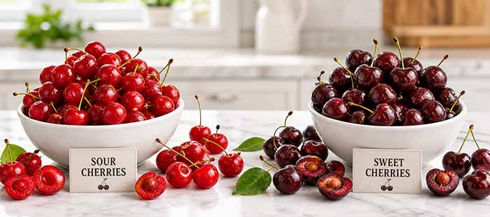 Sour (Tart) & Sweet Cherries
