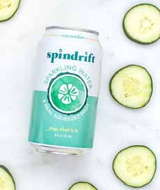 Spindrift Cucumber Water