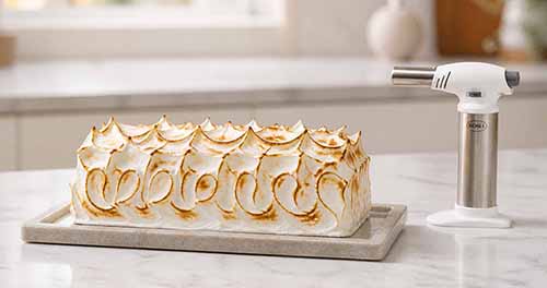 Baked Alaska With Kitchen Torch