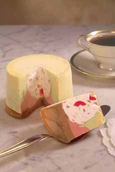 Spumoni With A Cup Of Coffee