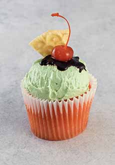 Spumoni Cupcake