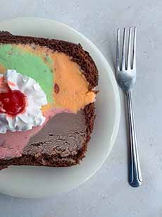 Spumoni Ice Cream Cake