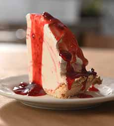 Slice Of Strawberry Ice Cream Pie