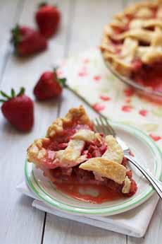 A Slice Of Strawberry Rhubarb Pie