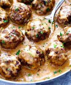 Swedish Meatballs In Gravy