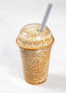 Iced Cafe, a Tahini Slushie