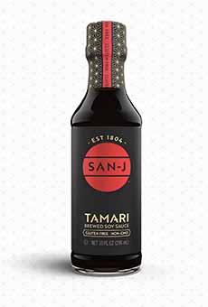 Bottle of San-J tamari