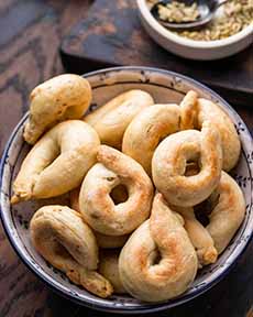 A Bowl Of Taralli Crackers