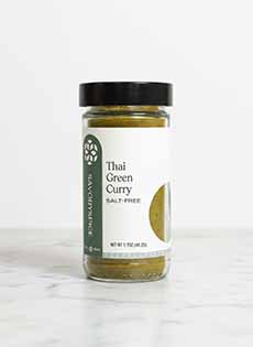 Jar Of Thai Green Curry Seasoning