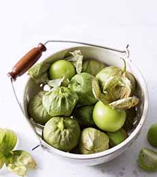 Tomatillos With & Without The Husk