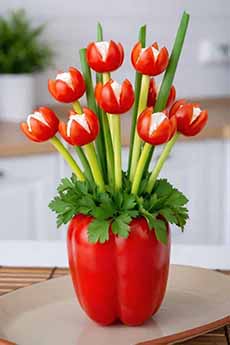 Cherry Tomato Vegetable Bouquet
