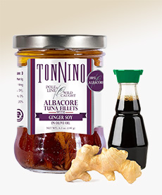 A Jar Of Tonino Ginger Soy Tuna