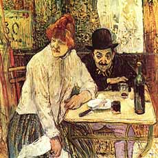 Absinthe Painting by Toulouse-Lautrec