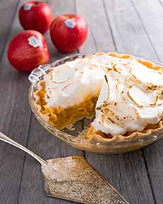 Irish Apple Pie - Amber Apple Pie With Meringue Topping