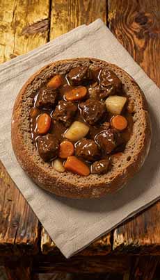 Medieval Trencher: Stale Bread Used As A Plate