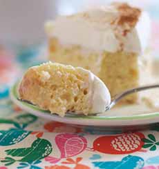 Slice Of Tres Leches Cake
