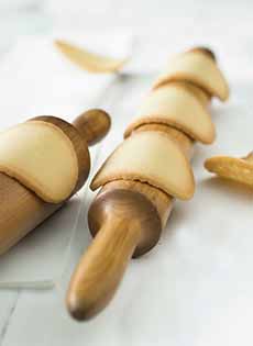 Tuiles Shaped On A Rolling Pin