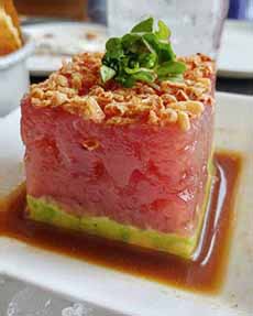 Tuna Tartare In A Square Shape