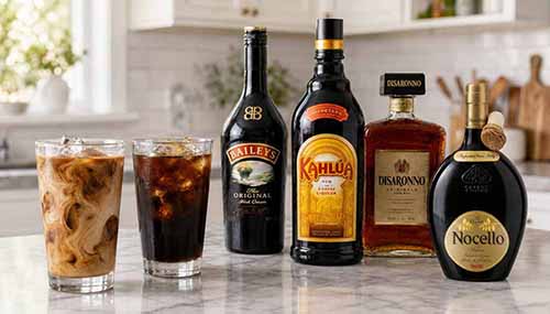 Iced Coffee With Liqueur