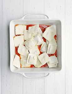 Uncooked Ravioli Lasagna