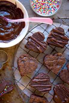 Heart Shape Brownies