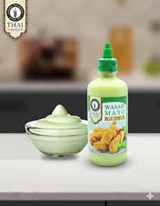 A Bottle & Dish Of Wasabi Mayonnaise