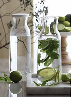 Carafe Of Cucumber-Basil Water