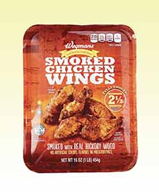 Package Of Wegmans Smoked Chicken Wings