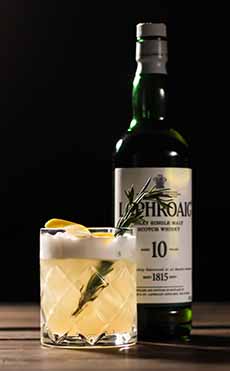 Whiskey Sour With Laphroaig Scotch