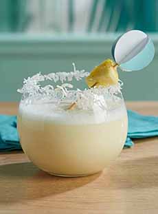 Pina Colada With Coconut Rim