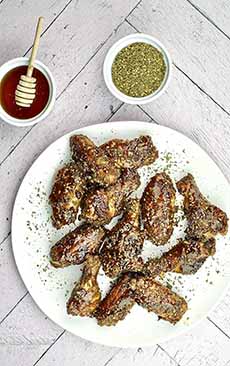 Chicken Wings With Honey & Za'atar