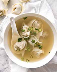 A bowl of Wonton Soup