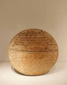 Wood Trencher From The Mid-17th Century