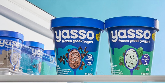 Pints of Yasso Frozen Yogurt