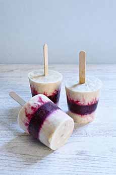 Blueberry Yogurt Pops