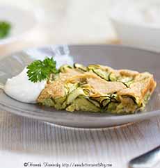 Savory Kugel With Zucchini